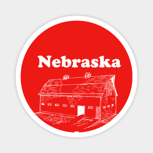 Nebraska Your Barn Door is Open T-shirt by Corn Coast Magnet